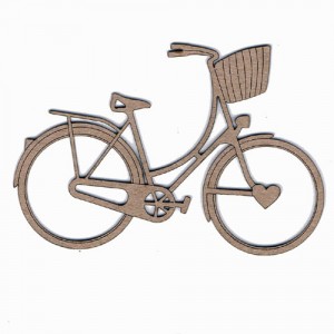 Chipboard Embellishments - Vintage Bike